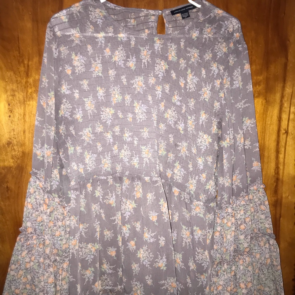 Gray/purple slowly top